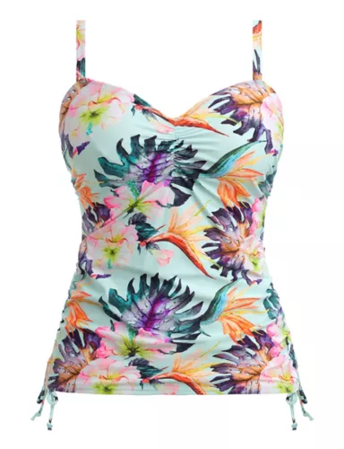 Paradiso Printed Wired Tankini Top 2 of 6