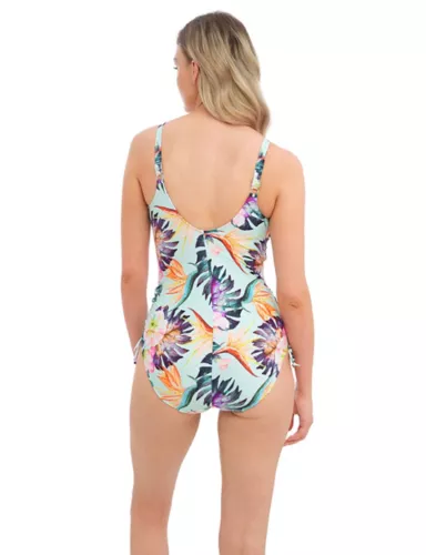 Paradiso Printed Wired Twist Front Ruched Swimsuit 3 of 5