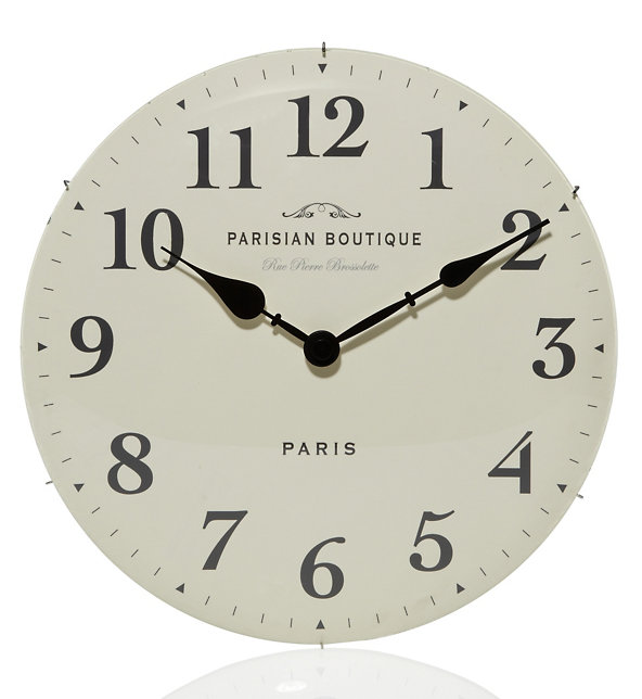 Parisian Wall Clock Image 1 of 2