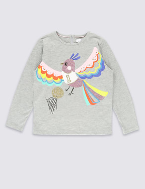 Parrot Print T-Shirt (1-7 Years) Image 2 of 3