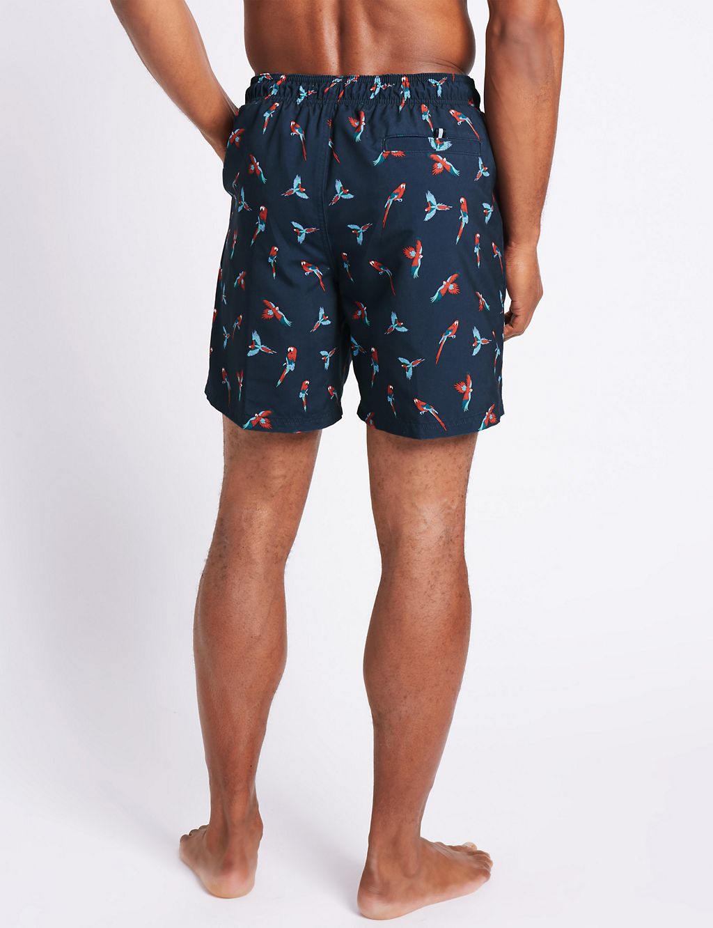 Parrot Printed Quick Dry Swim Shorts 2 of 4