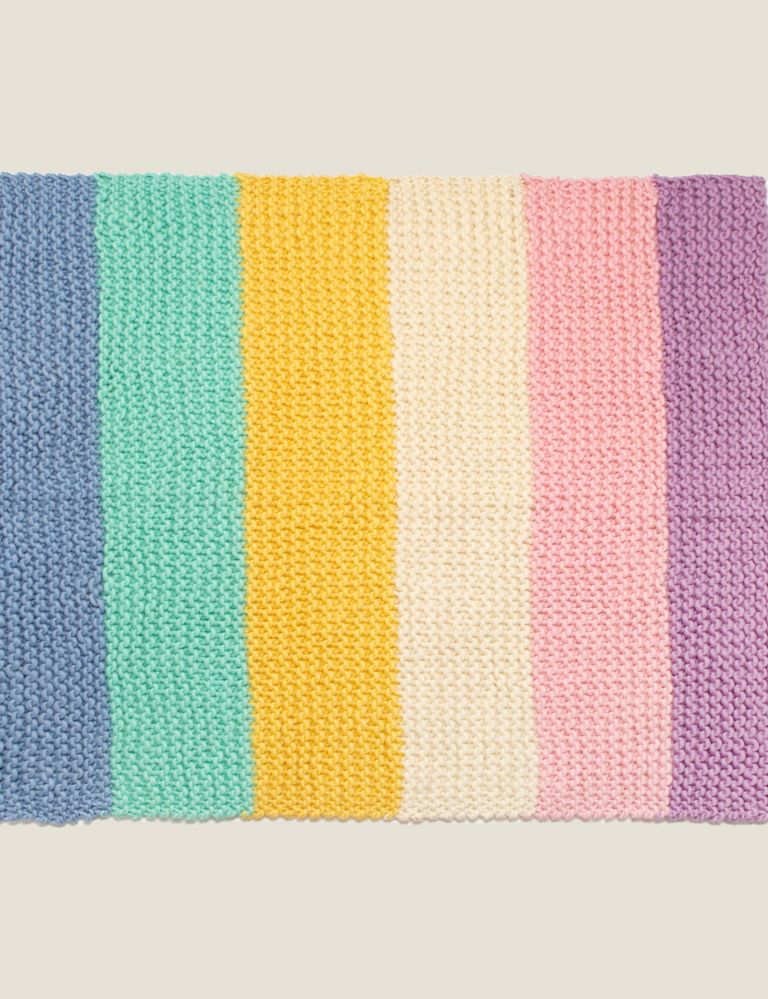 Pastel Dreams Blanket Knitting Kit 4 of 5
