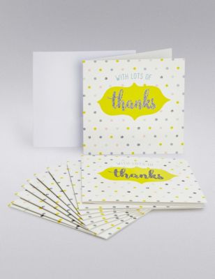 Pastel Spot Thank You Cards Image 1 of 2