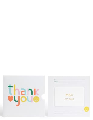 Pastel Thank You Gift Card Image 2 of 4