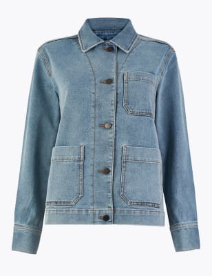 m&s mens denim jacket