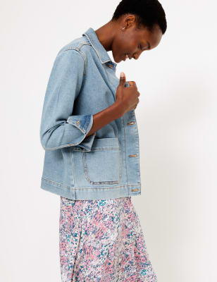 m&s mens denim jacket