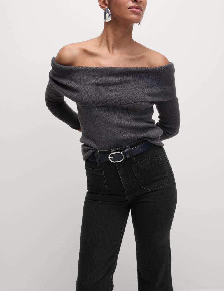 High waisted wide flare jeans hotsell