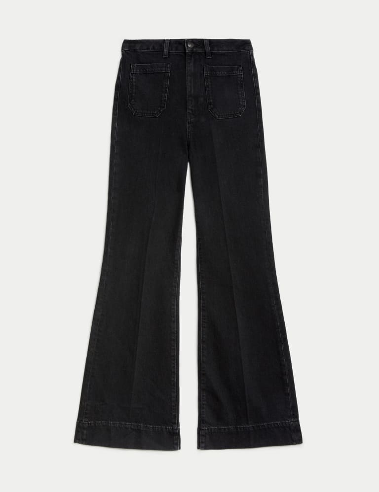 Lamps & Lights  Light Black Colour Bell Bottom Jeans For