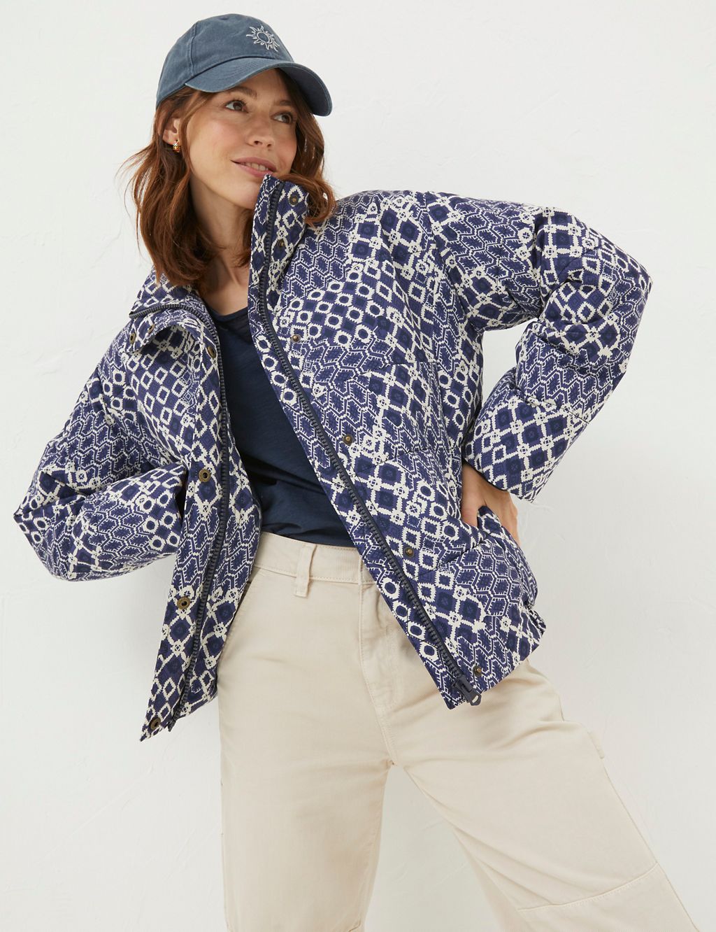 Patchwork Padded Puffer Jacket 3 of 5