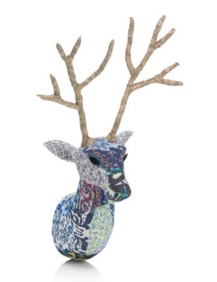 Patchwork Stag Head Image 2 of 3