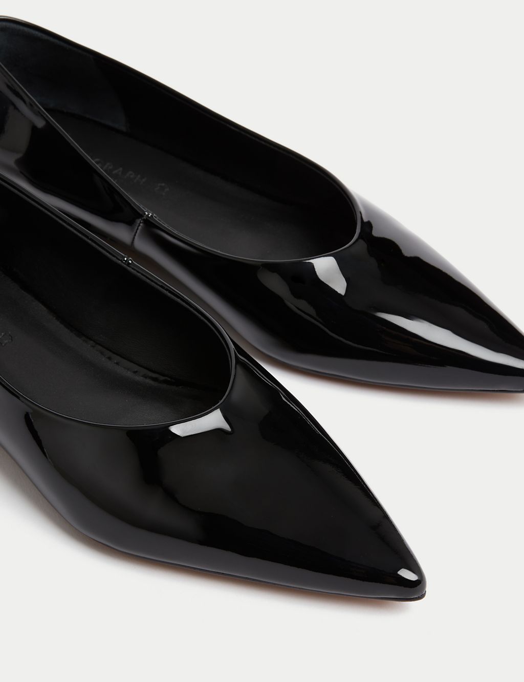 Patent Flat Pointed Pumps 2 of 3