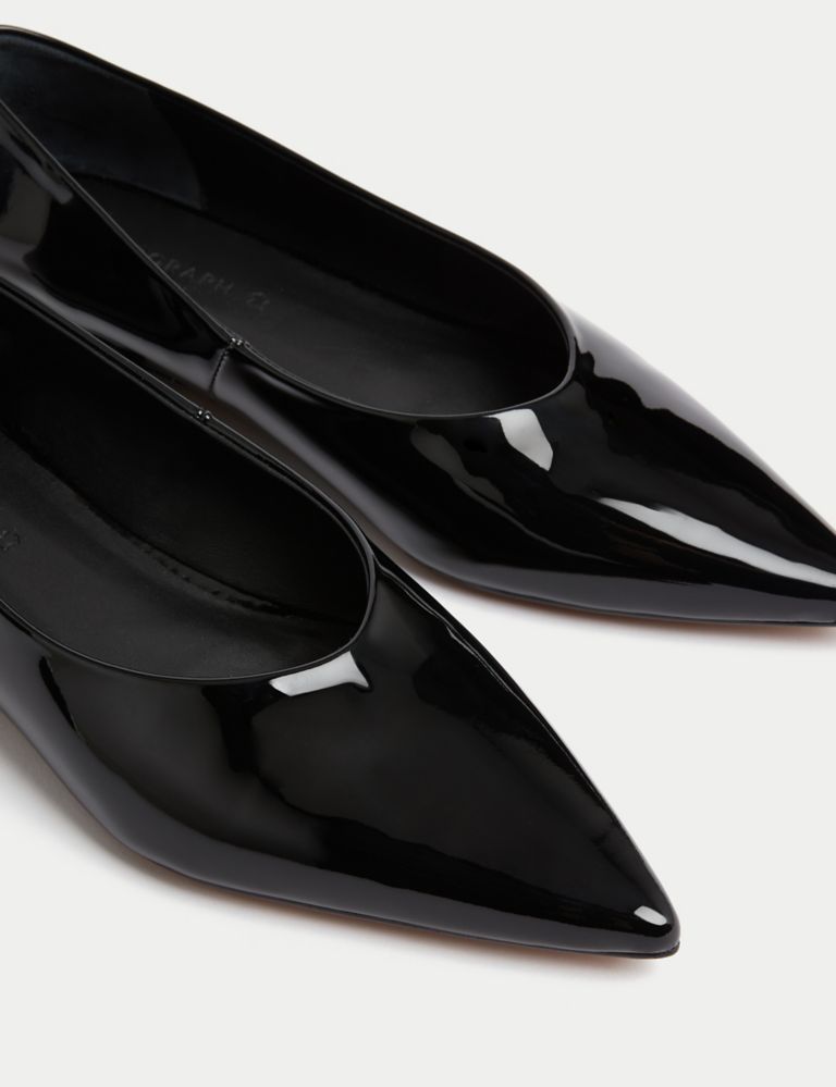Patent Flat Pointed Pumps 3 of 3