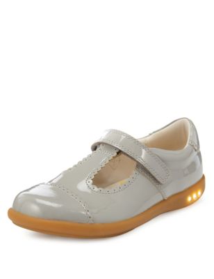 Patent Leather Light Up T-Bar Shoes (Younger Girls) Image 2 of 6