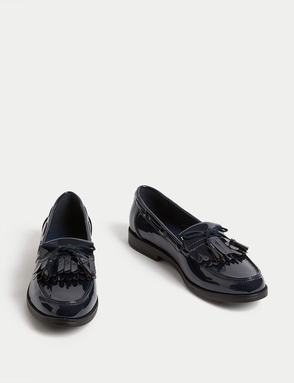 Patent Tassel Bow Loafers 1 of 3