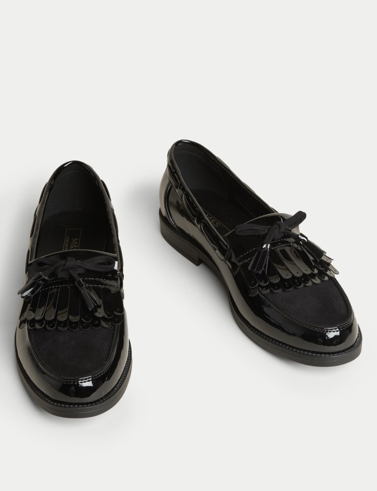 Patent tassel loafers womens store