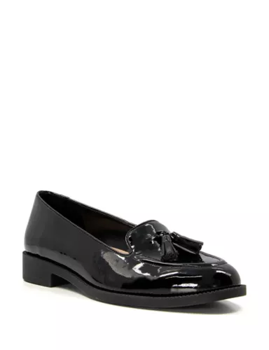 Patent Tassel Flat Loafers 1 of 4