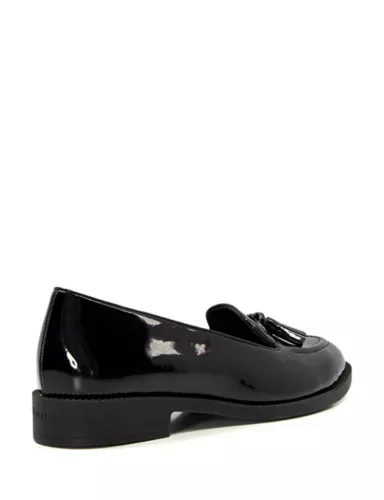 Patent Tassel Flat Loafers 3 of 4