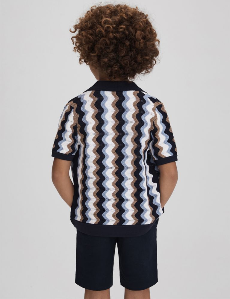 Patterned Knitted Shirt (3-14 Yrs) 4 of 5