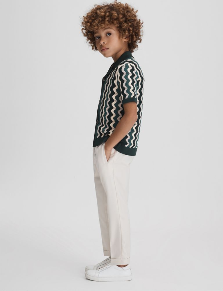 Patterned Knitted Shirt (3-14 Yrs) 3 of 5