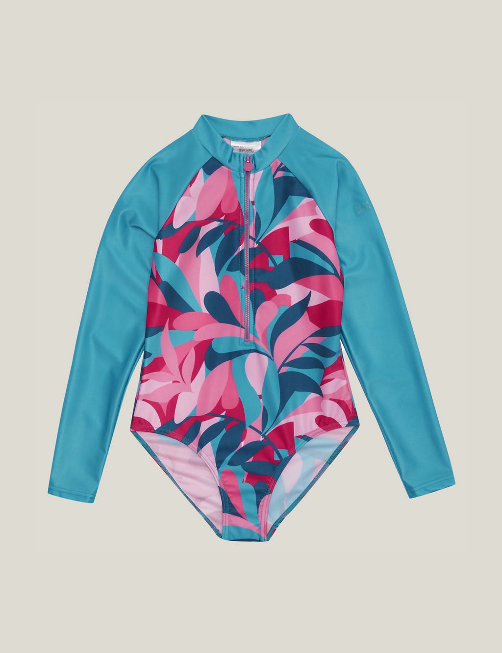 Patterned Long Sleeve Swimsuit (3-14 Yrs) 1 of 6