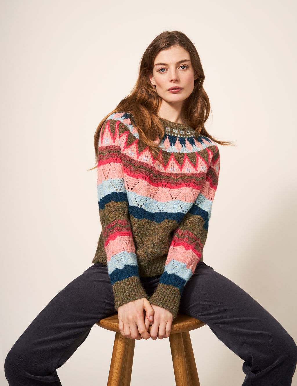 Patterned jumpers womens discount
