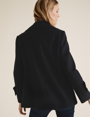 Marks and spencer peacoat 2024 womens