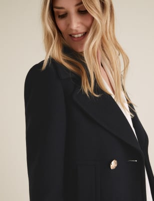 Marks and spencer store peacoat womens