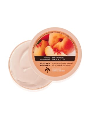 Peach Body Butter 200ml Nature's Ingredients M&S