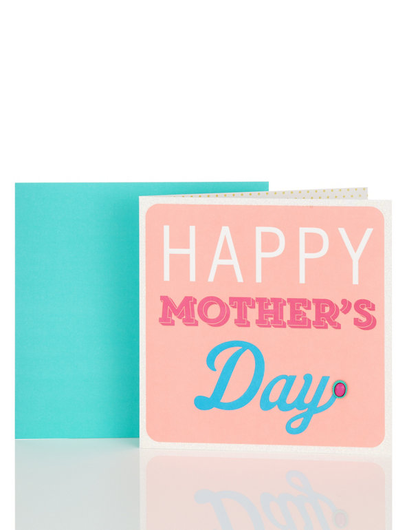 Peach Happy Mother's Day Card Image 1 of 2