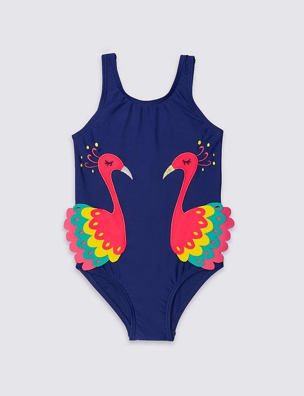 Peacock Applique Swimsuit (3 Months - 5 Years) Image 1 of 2