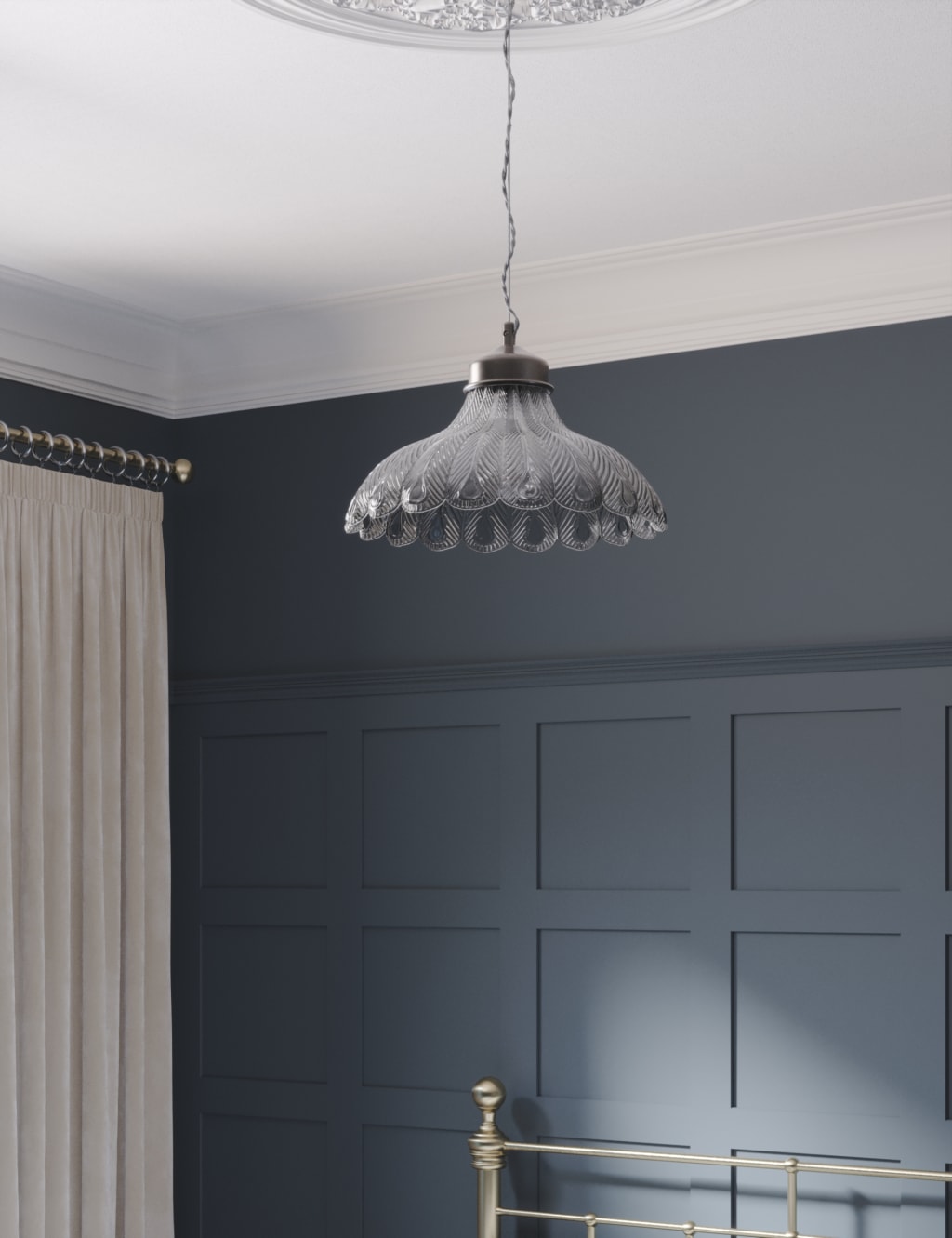 Peacock Large Pendant Light 6 of 7