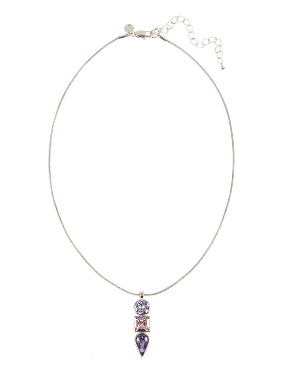 Pear Cluster Pendant Necklace MADE WITH SWAROVSKI® ELEMENTS Image 1 of 2