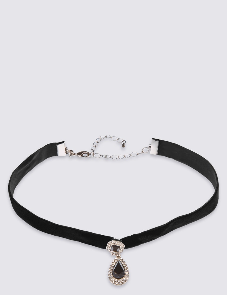 Pear Drop Choker Necklace M S Collection M S