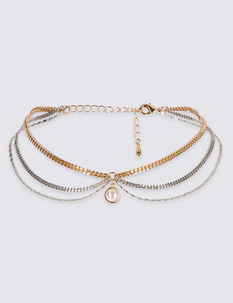 Pearl Choker Necklace M S Collection M S