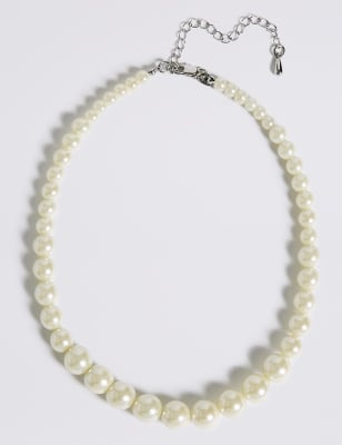 Pearl on sale necklace m&s