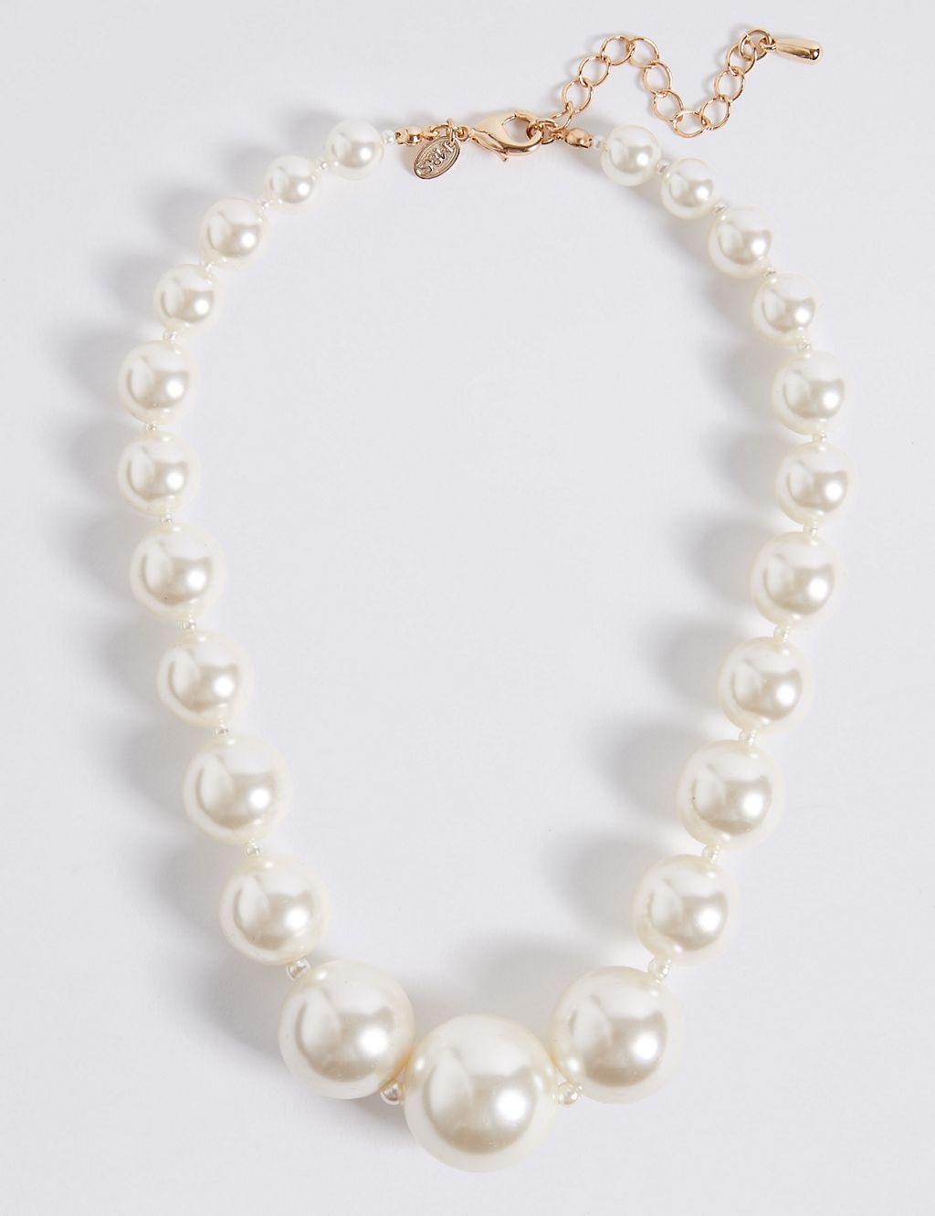 Pearl Effect Necklace 1 of 2