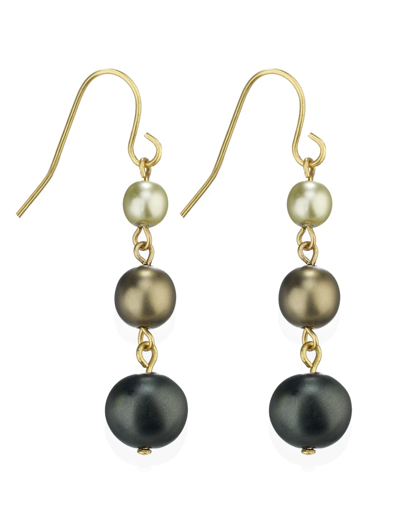 M&s pearl earrings discount