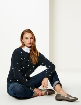 H and clearance m pearl jumper