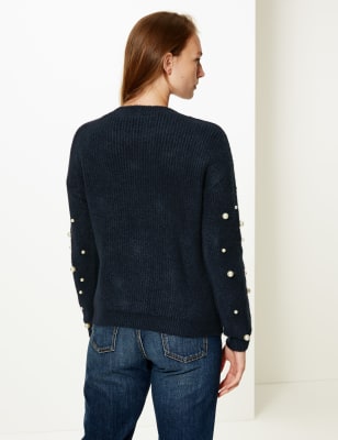 H and m outlet pearl jumper