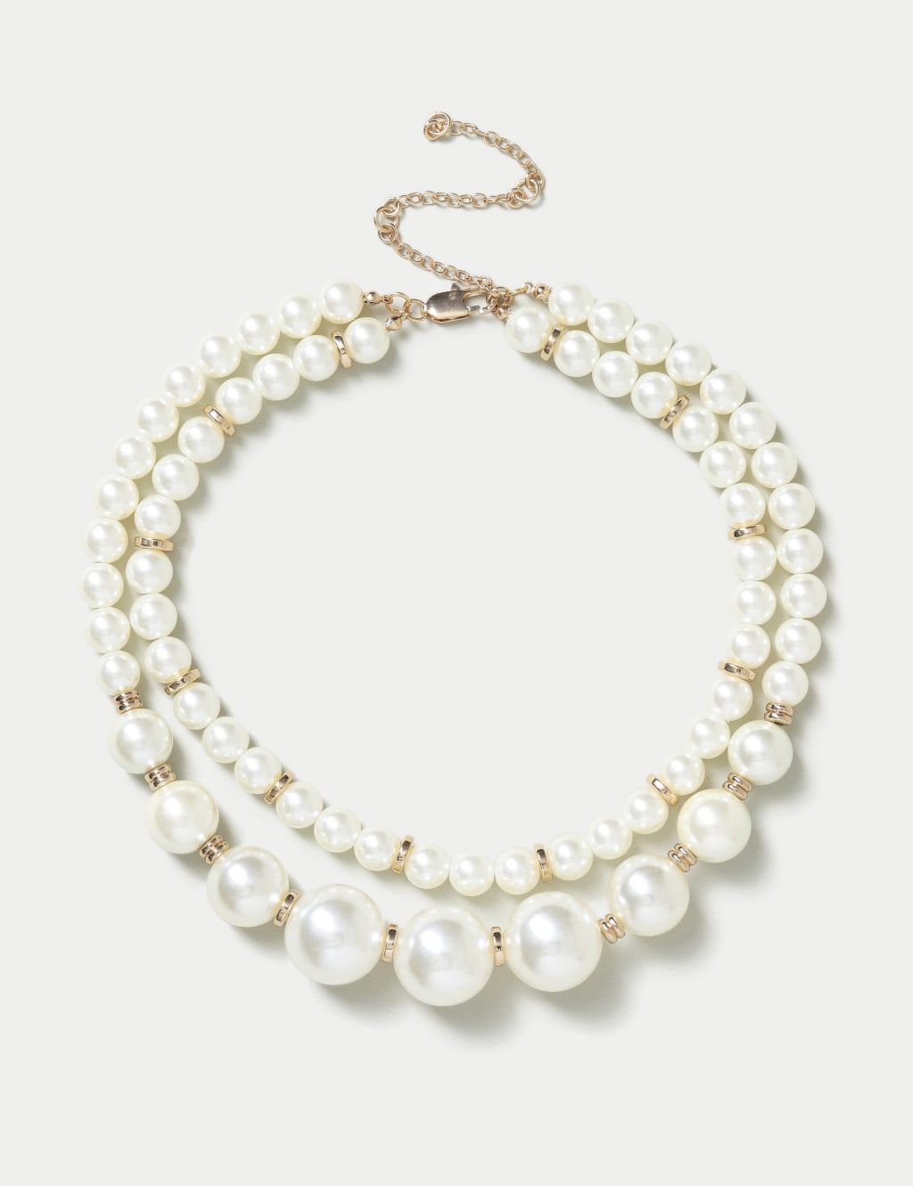 Pearl Multirow Necklace M S Collection M S