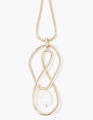 Pearl Spiral Necklace