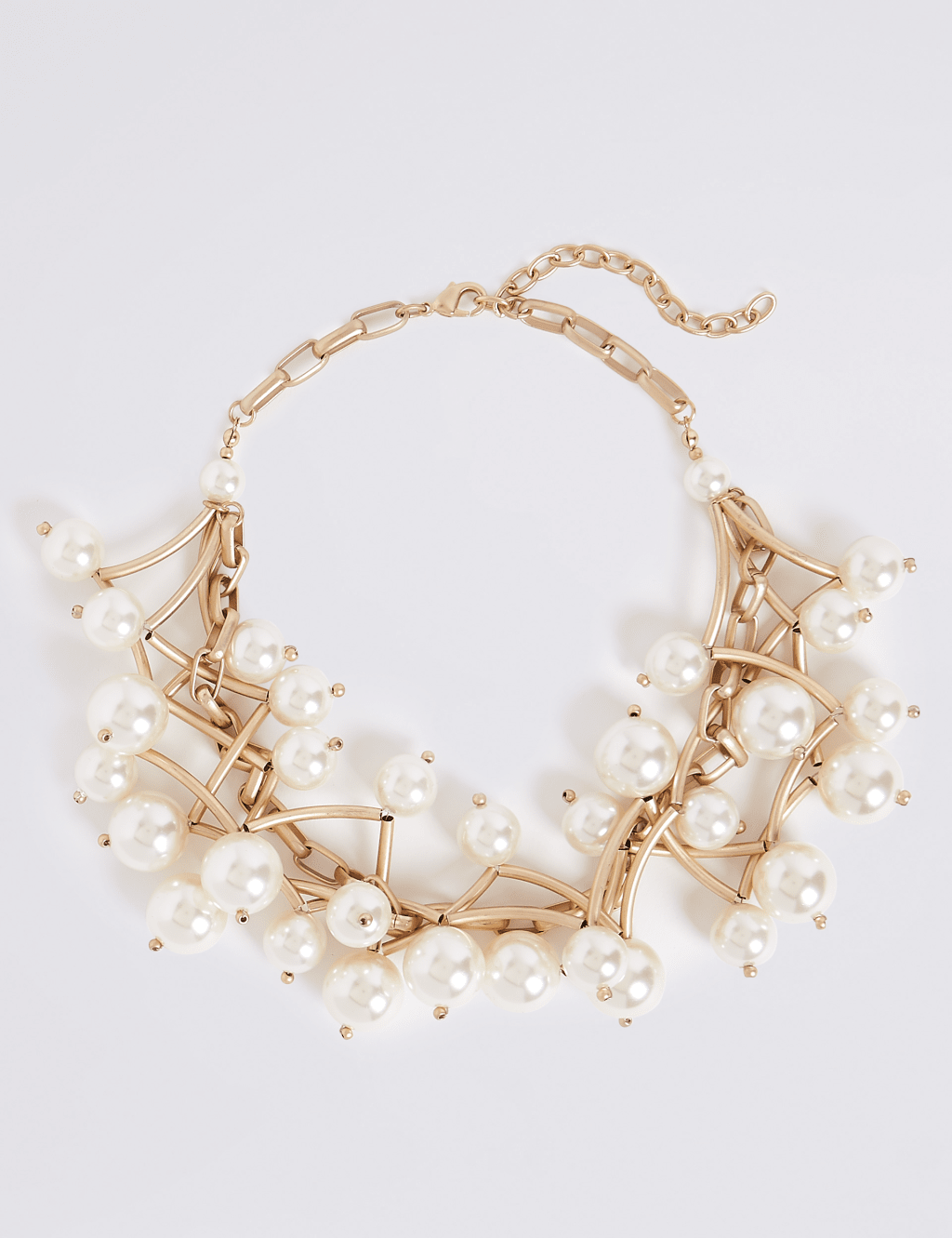 Statement pearl deals necklaces