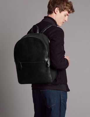 marks and spencer leather backpack