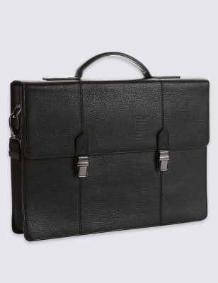 Marks and best sale spencer leather briefcase