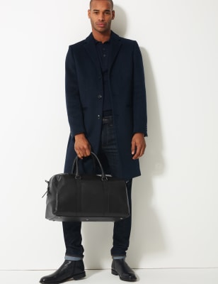 Marks and spencer cheap mens leather holdall