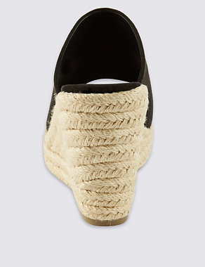 Peep Toe Espadrille Mule with Insolia® Image 2 of 5