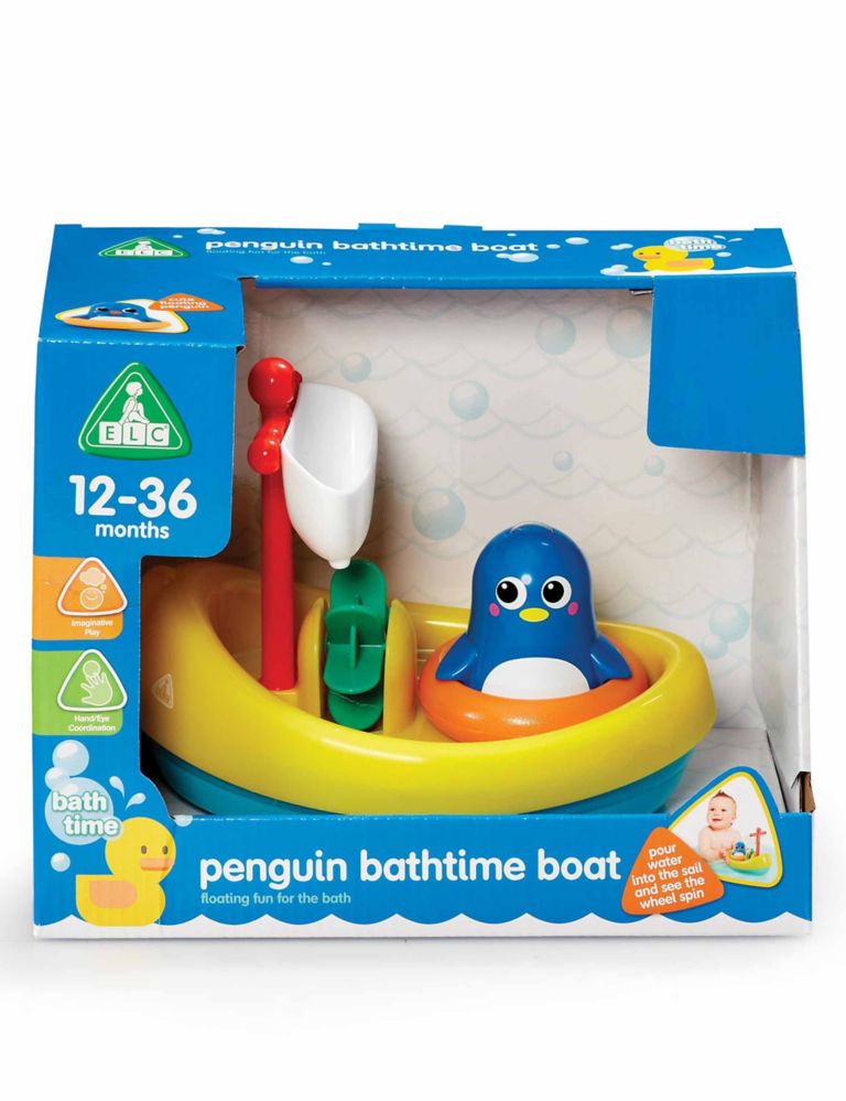 Penguin Bathtime Boat (12-36 Mths) 1 of 5