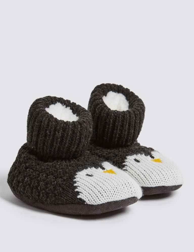 Marks and spencer baby booties hot sale
