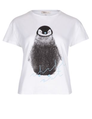 Penguin Christmas T-Shirt Image 2 of 4