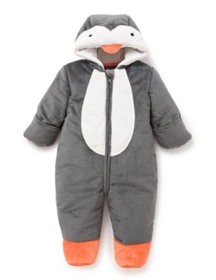 Penguin Fleece Pramsuit | M&S